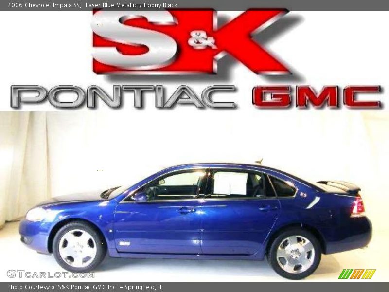 Laser Blue Metallic / Ebony Black 2006 Chevrolet Impala SS
