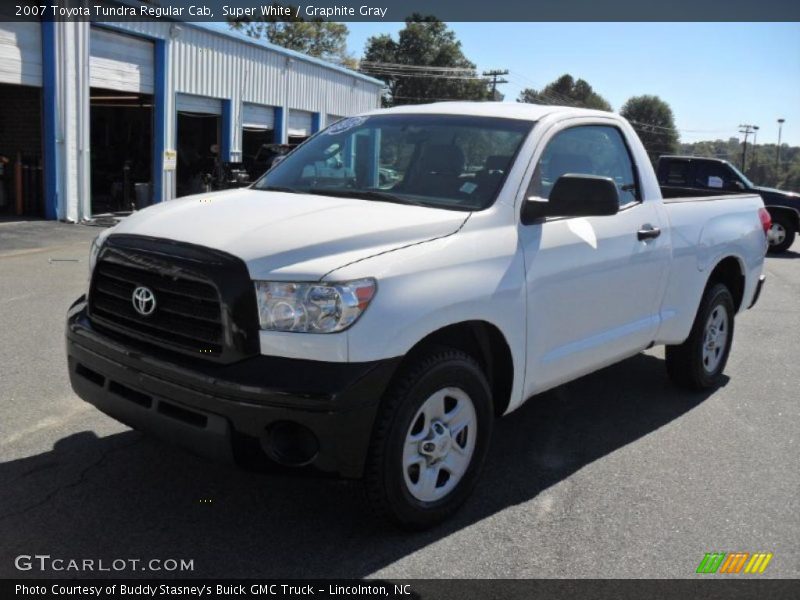 Super White / Graphite Gray 2007 Toyota Tundra Regular Cab