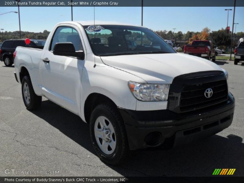 Super White / Graphite Gray 2007 Toyota Tundra Regular Cab