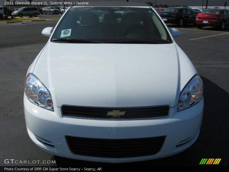 Summit White / Neutral 2011 Chevrolet Impala LS