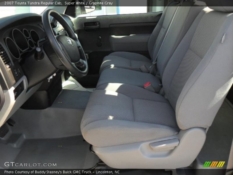 Super White / Graphite Gray 2007 Toyota Tundra Regular Cab