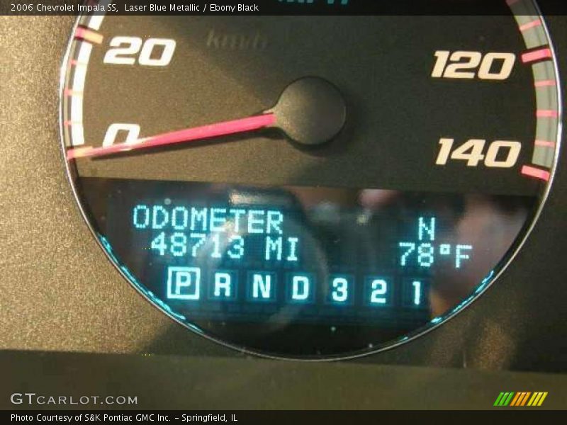 Laser Blue Metallic / Ebony Black 2006 Chevrolet Impala SS