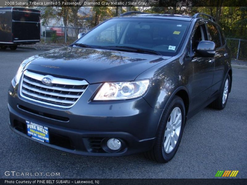 Diamond Gray Metallic / Slate Gray 2008 Subaru Tribeca Limited 5 Passenger