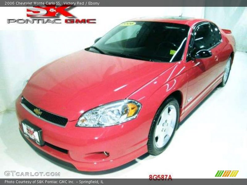 Victory Red / Ebony 2006 Chevrolet Monte Carlo SS