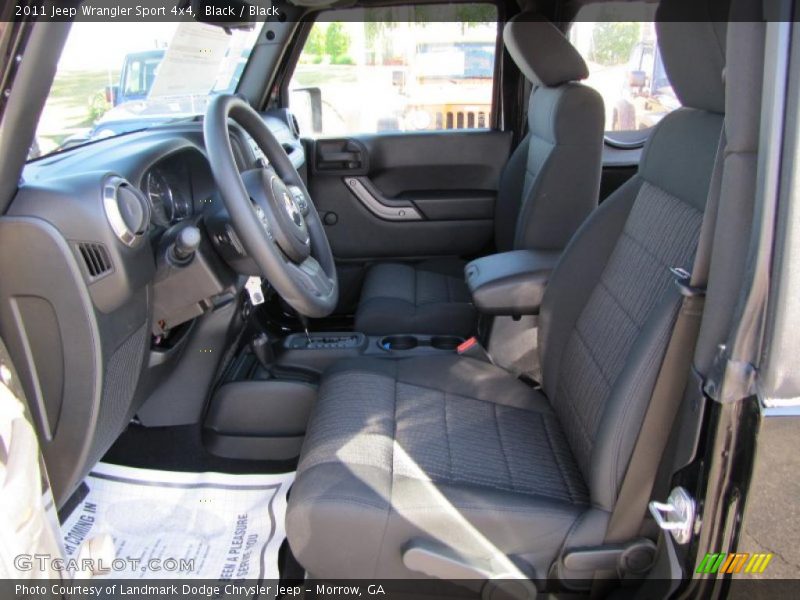 Black Interior - 2011 Wrangler Sport 4x4 
