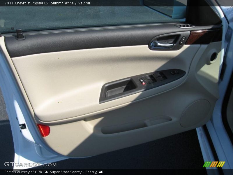 Summit White / Neutral 2011 Chevrolet Impala LS