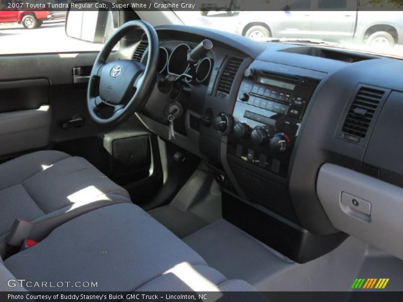 Super White / Graphite Gray 2007 Toyota Tundra Regular Cab
