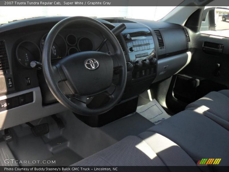 Super White / Graphite Gray 2007 Toyota Tundra Regular Cab