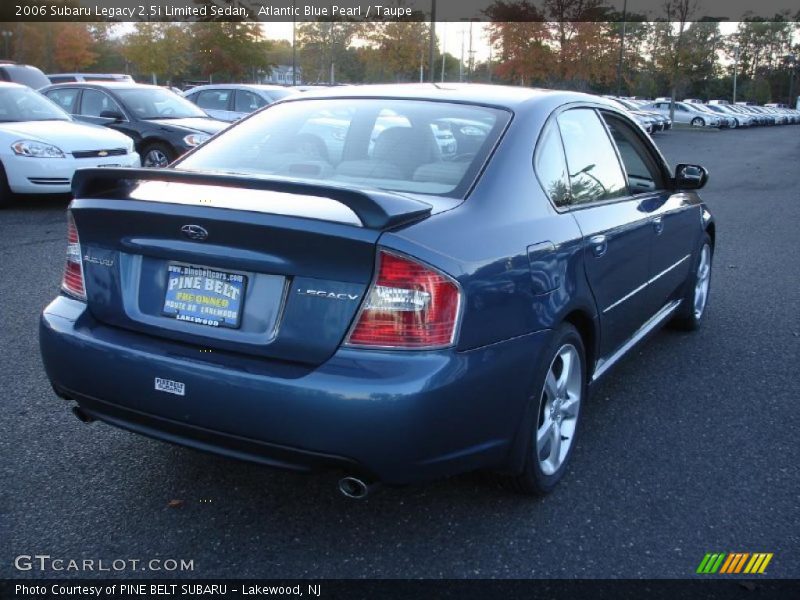 Atlantic Blue Pearl / Taupe 2006 Subaru Legacy 2.5i Limited Sedan