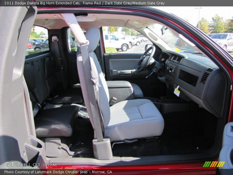  2011 Dakota Big Horn Extended Cab Dark Slate Gray/Medium Slate Gray Interior