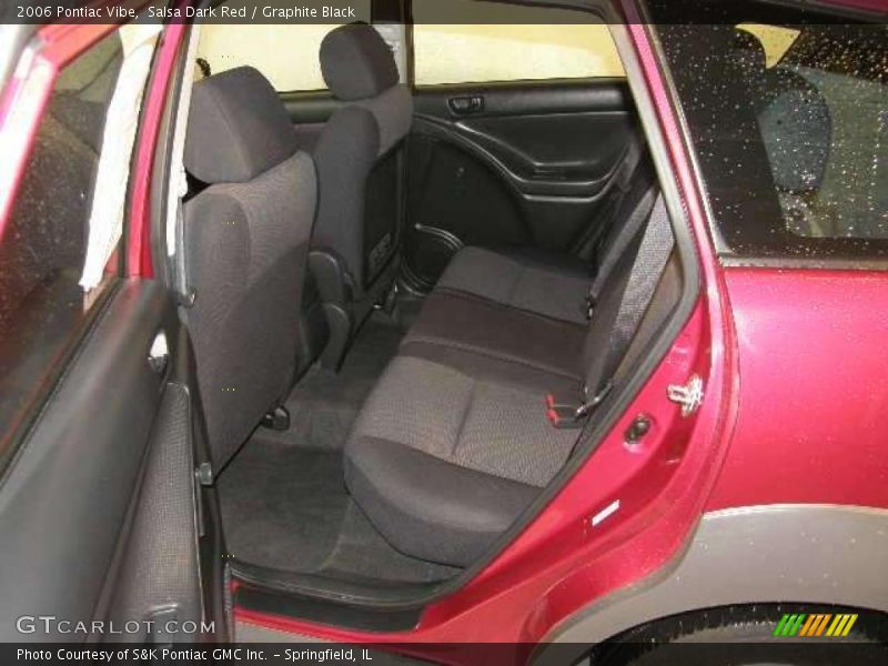 Salsa Dark Red / Graphite Black 2006 Pontiac Vibe