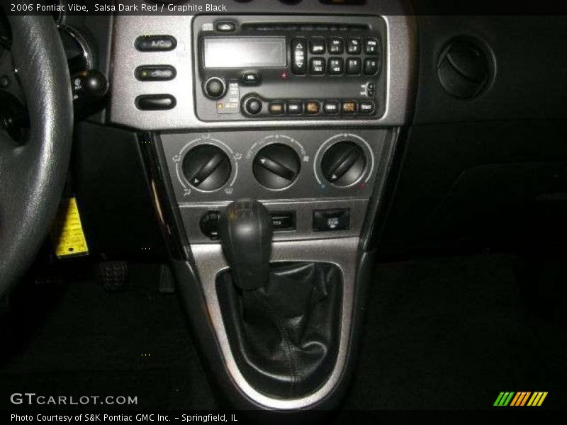 Salsa Dark Red / Graphite Black 2006 Pontiac Vibe