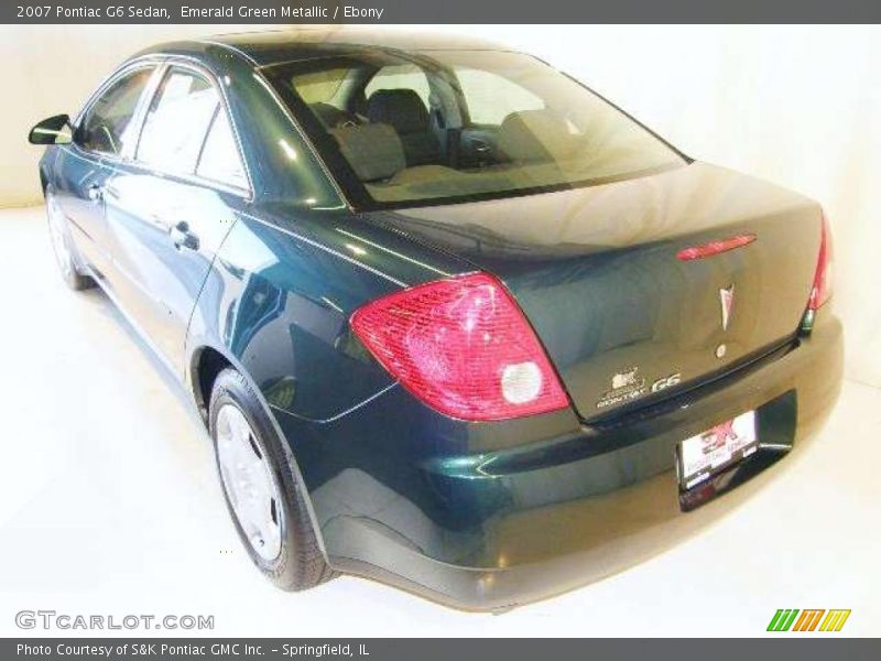 Emerald Green Metallic / Ebony 2007 Pontiac G6 Sedan