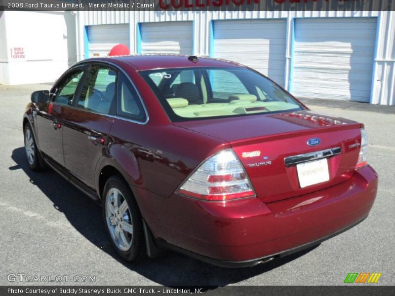 Merlot Metallic / Camel 2008 Ford Taurus Limited