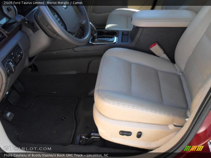 Merlot Metallic / Camel 2008 Ford Taurus Limited