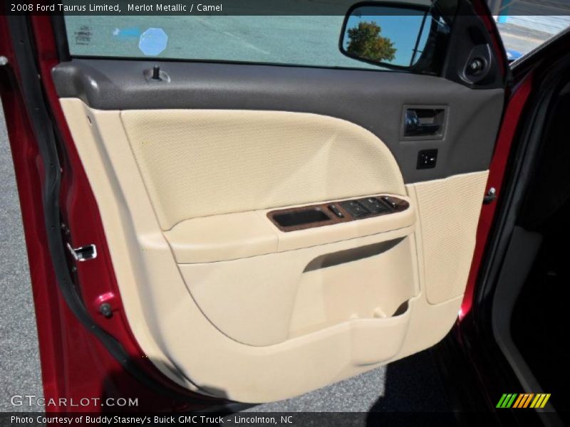Merlot Metallic / Camel 2008 Ford Taurus Limited