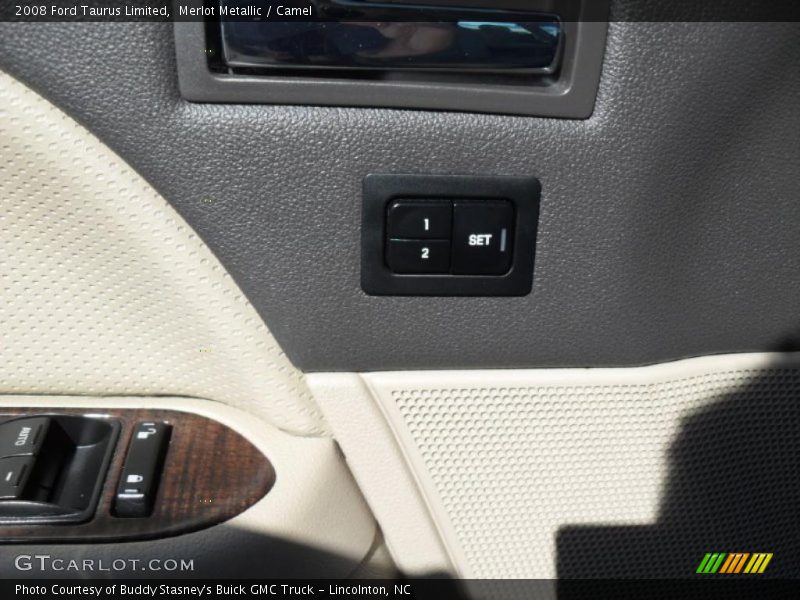 Merlot Metallic / Camel 2008 Ford Taurus Limited