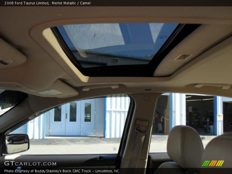 Merlot Metallic / Camel 2008 Ford Taurus Limited