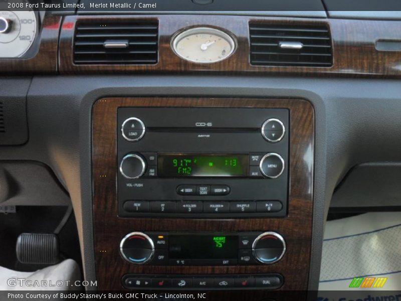 Merlot Metallic / Camel 2008 Ford Taurus Limited