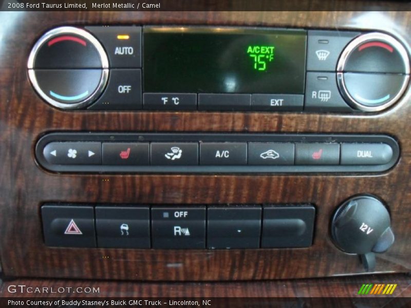 Merlot Metallic / Camel 2008 Ford Taurus Limited