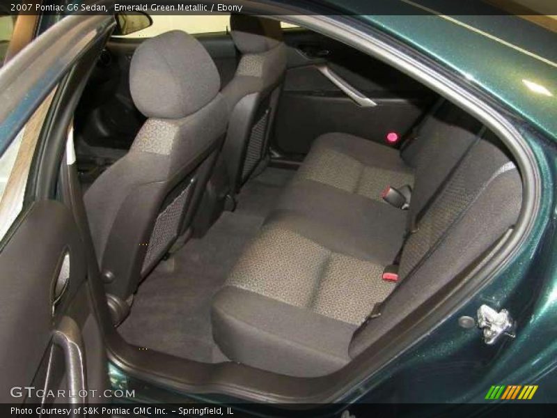Emerald Green Metallic / Ebony 2007 Pontiac G6 Sedan