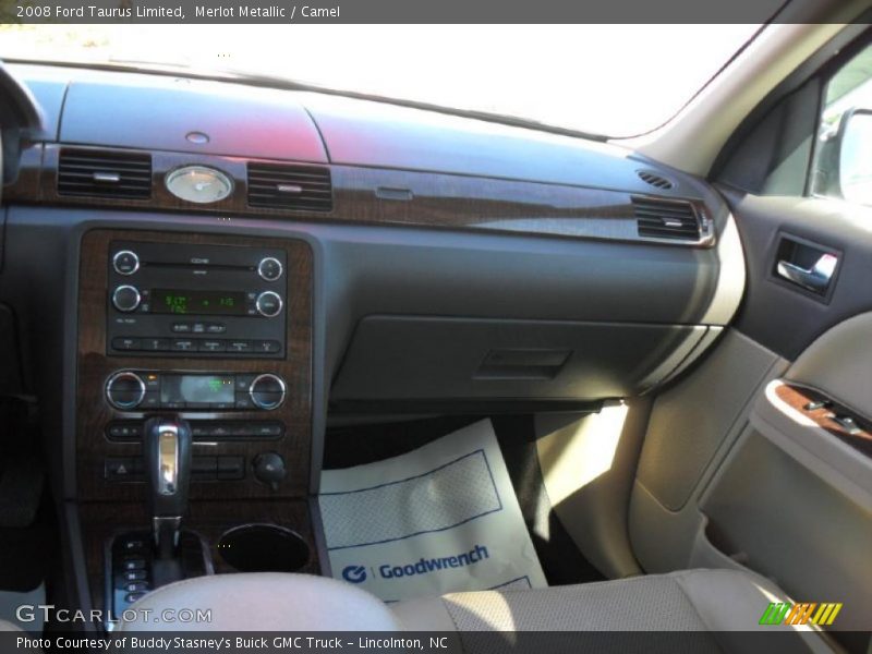 Merlot Metallic / Camel 2008 Ford Taurus Limited