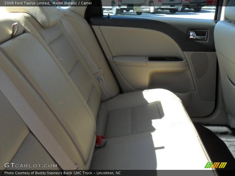 Merlot Metallic / Camel 2008 Ford Taurus Limited