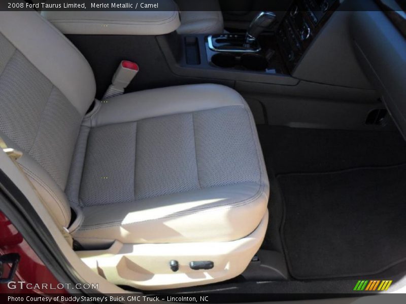 Merlot Metallic / Camel 2008 Ford Taurus Limited