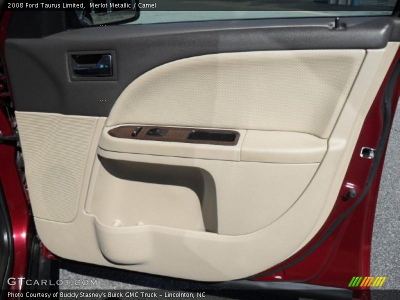 Merlot Metallic / Camel 2008 Ford Taurus Limited