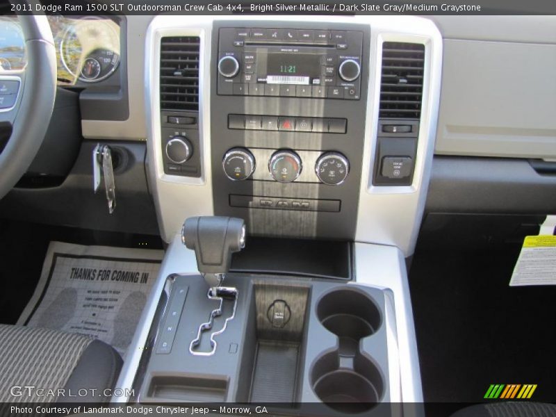 Bright Silver Metallic / Dark Slate Gray/Medium Graystone 2011 Dodge Ram 1500 SLT Outdoorsman Crew Cab 4x4