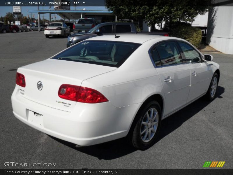 White Opal / Titanium 2008 Buick Lucerne CXL