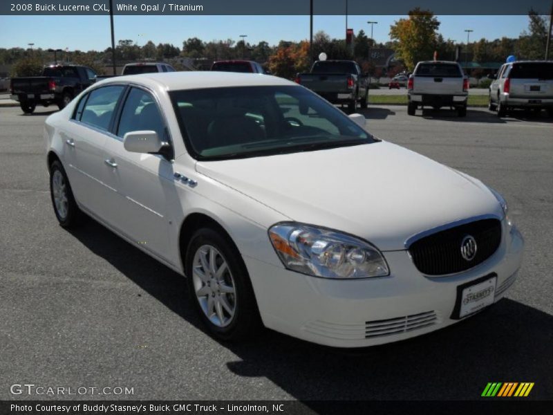 White Opal / Titanium 2008 Buick Lucerne CXL