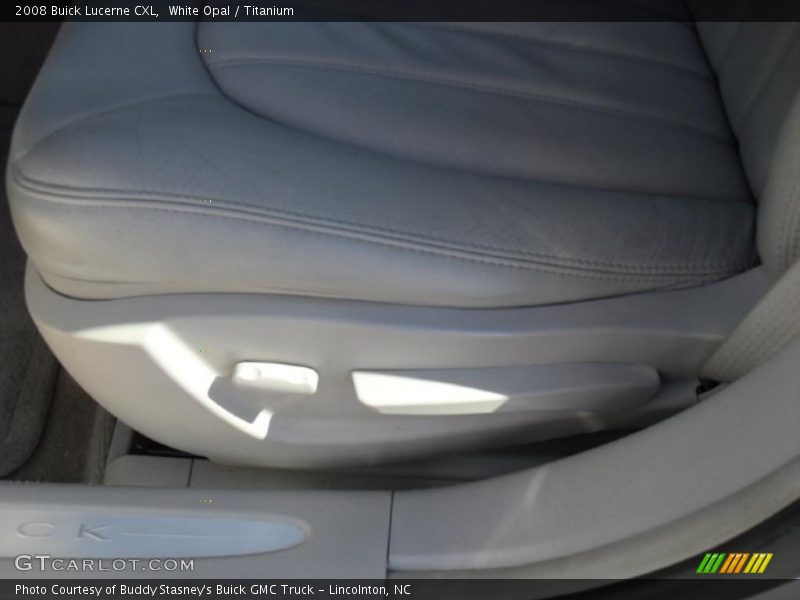 White Opal / Titanium 2008 Buick Lucerne CXL