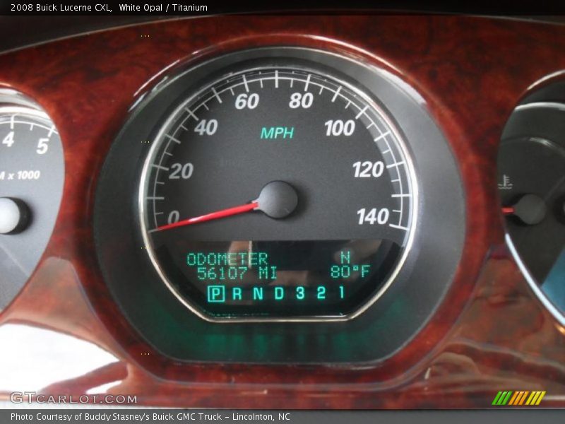 White Opal / Titanium 2008 Buick Lucerne CXL