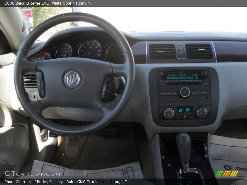 White Opal / Titanium 2008 Buick Lucerne CXL