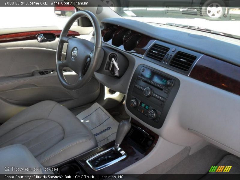 White Opal / Titanium 2008 Buick Lucerne CXL
