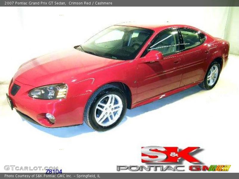 Crimson Red / Cashmere 2007 Pontiac Grand Prix GT Sedan