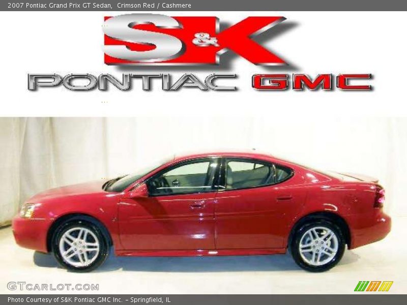 Crimson Red / Cashmere 2007 Pontiac Grand Prix GT Sedan