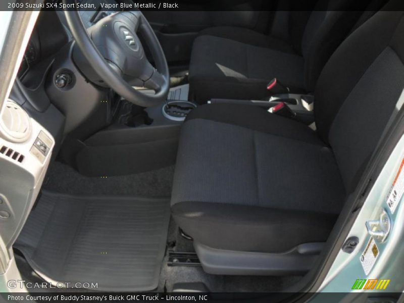 Vapor Blue Metallic / Black 2009 Suzuki SX4 Sport Sedan