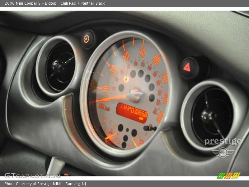 Chili Red / Panther Black 2006 Mini Cooper S Hardtop