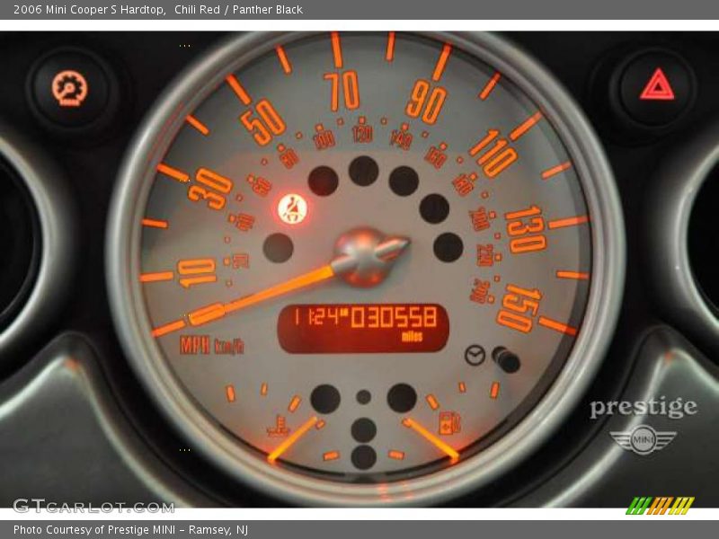 Chili Red / Panther Black 2006 Mini Cooper S Hardtop