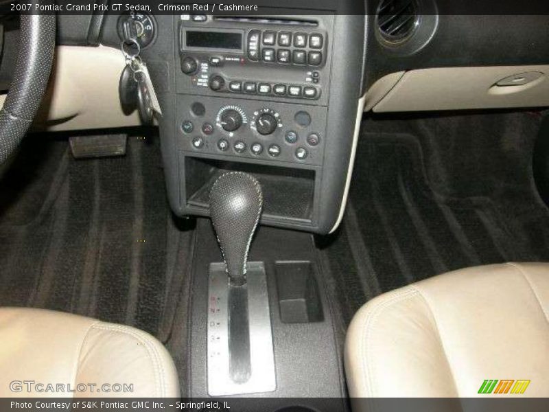 Crimson Red / Cashmere 2007 Pontiac Grand Prix GT Sedan