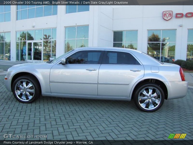 Bright Silver Metallic / Dark Slate Gray/Light Graystone 2006 Chrysler 300 Touring AWD