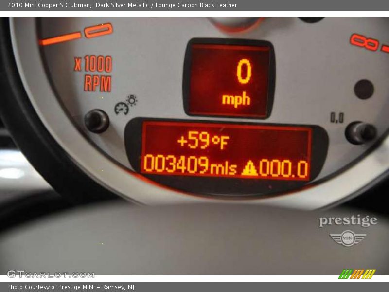 Dark Silver Metallic / Lounge Carbon Black Leather 2010 Mini Cooper S Clubman
