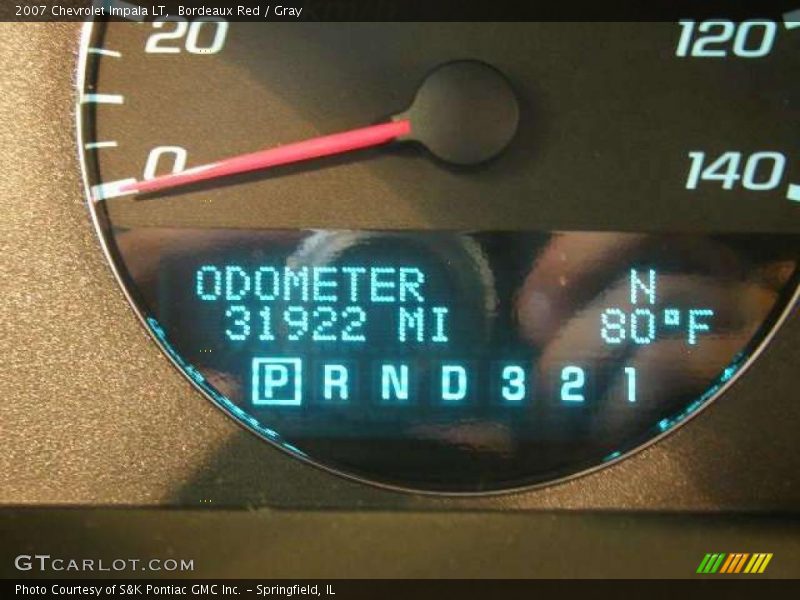 Bordeaux Red / Gray 2007 Chevrolet Impala LT