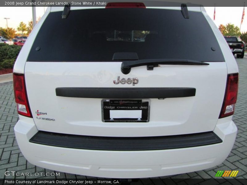 Stone White / Khaki 2008 Jeep Grand Cherokee Laredo