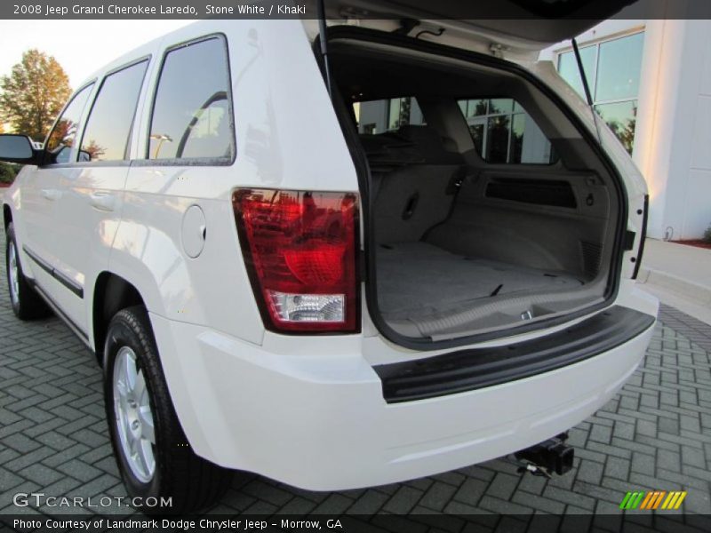 Stone White / Khaki 2008 Jeep Grand Cherokee Laredo