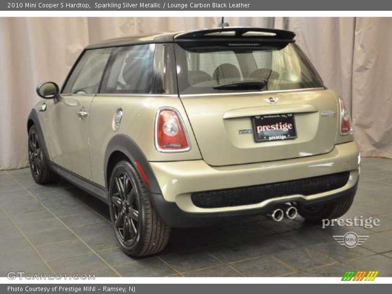 Sparkling Silver Metallic / Lounge Carbon Black Leather 2010 Mini Cooper S Hardtop