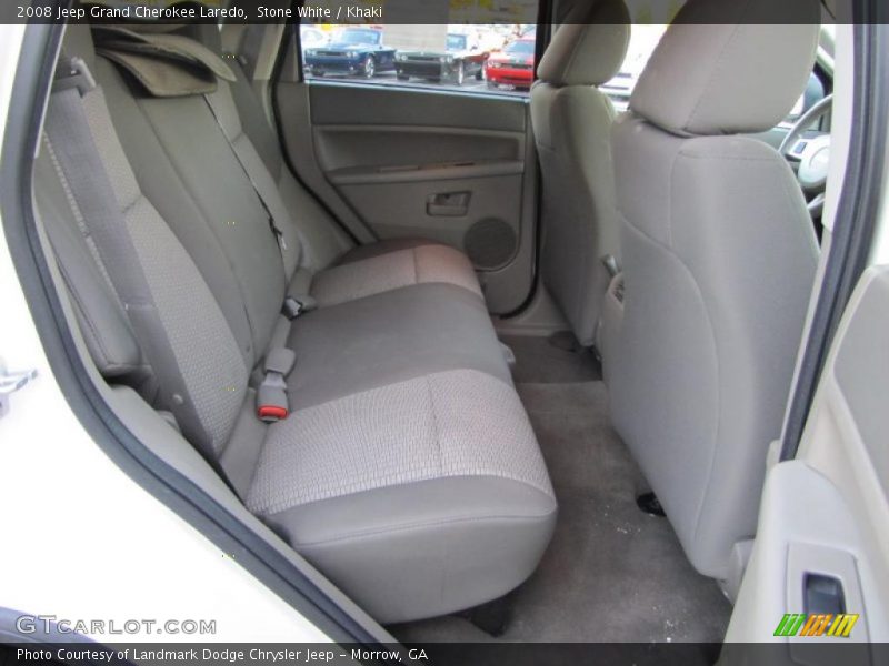 Stone White / Khaki 2008 Jeep Grand Cherokee Laredo