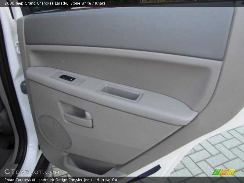 Stone White / Khaki 2008 Jeep Grand Cherokee Laredo